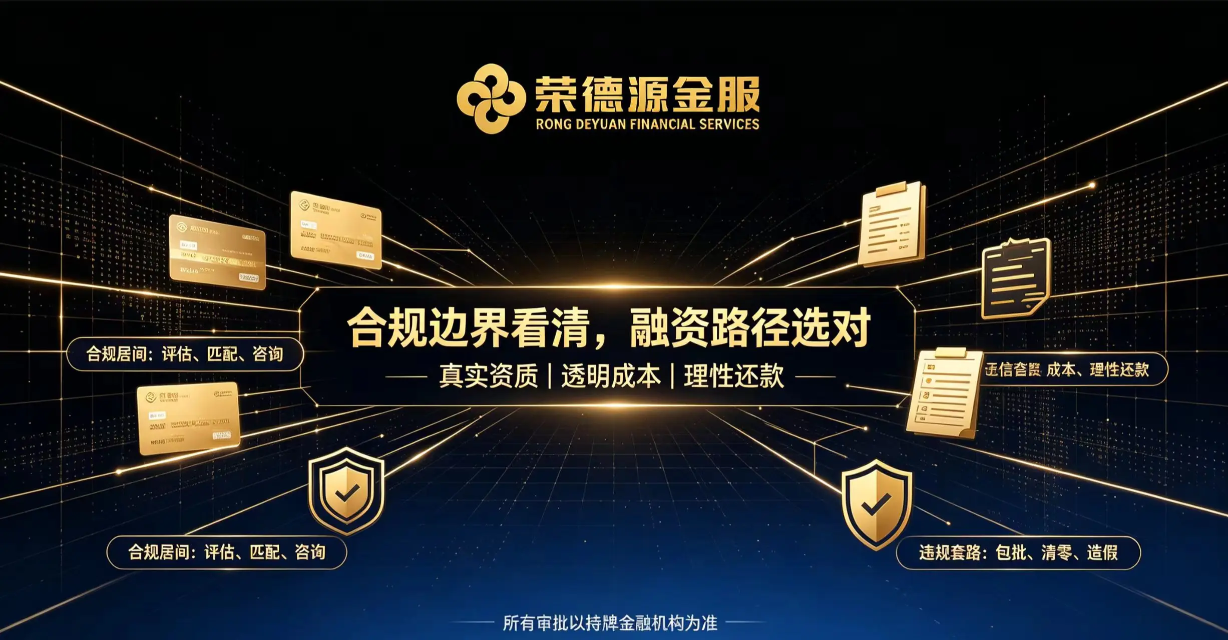 合规边界看清,融资路径选对|真实资质、透明成本、理性还款