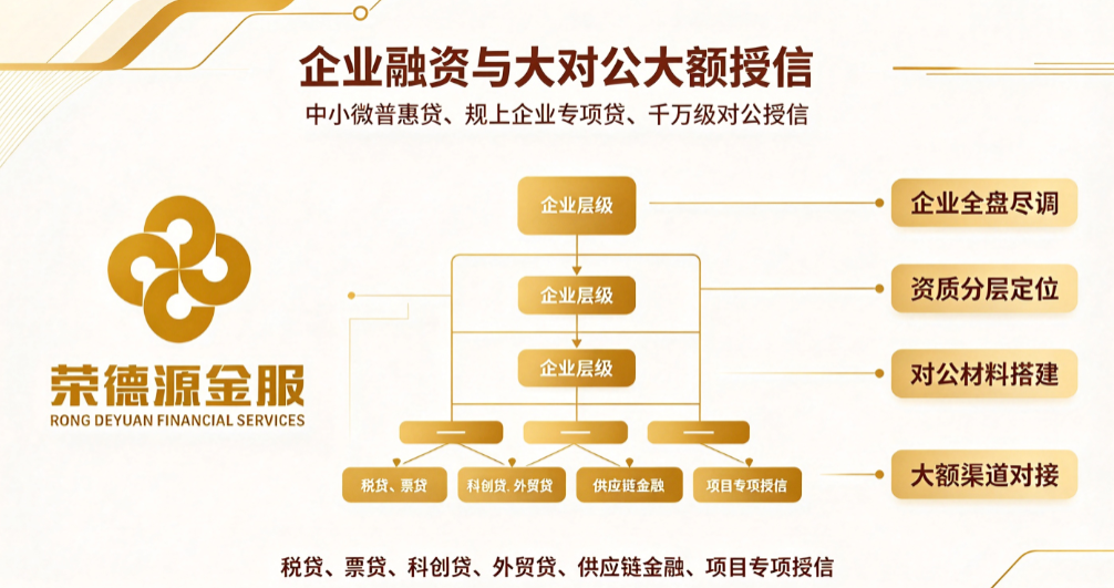 深圳企业对公信贷|小微企业经营贷、税贷票贷、企业负债重组、大额对公授信服务