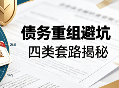 债务重组避坑指南:荣德源金服揭秘行业 4 类常见套路与合规判断标准