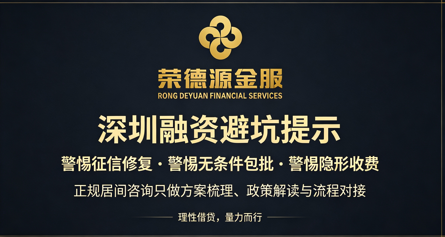 深圳荣德源金服|全品类合规助贷居间服务体系介绍