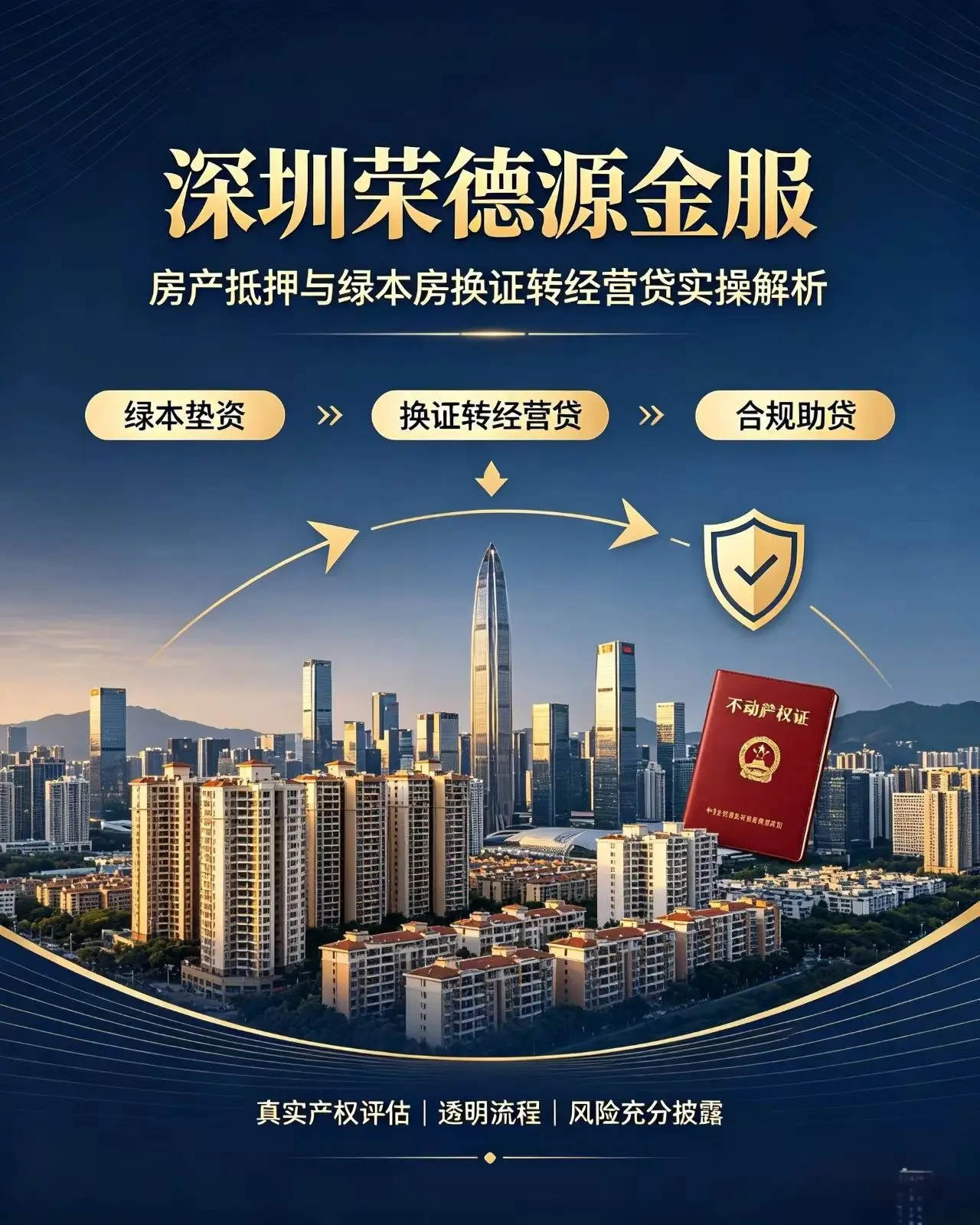 深圳车辆抵押贷款科普:押证不押车,当天放款,正规办理指南