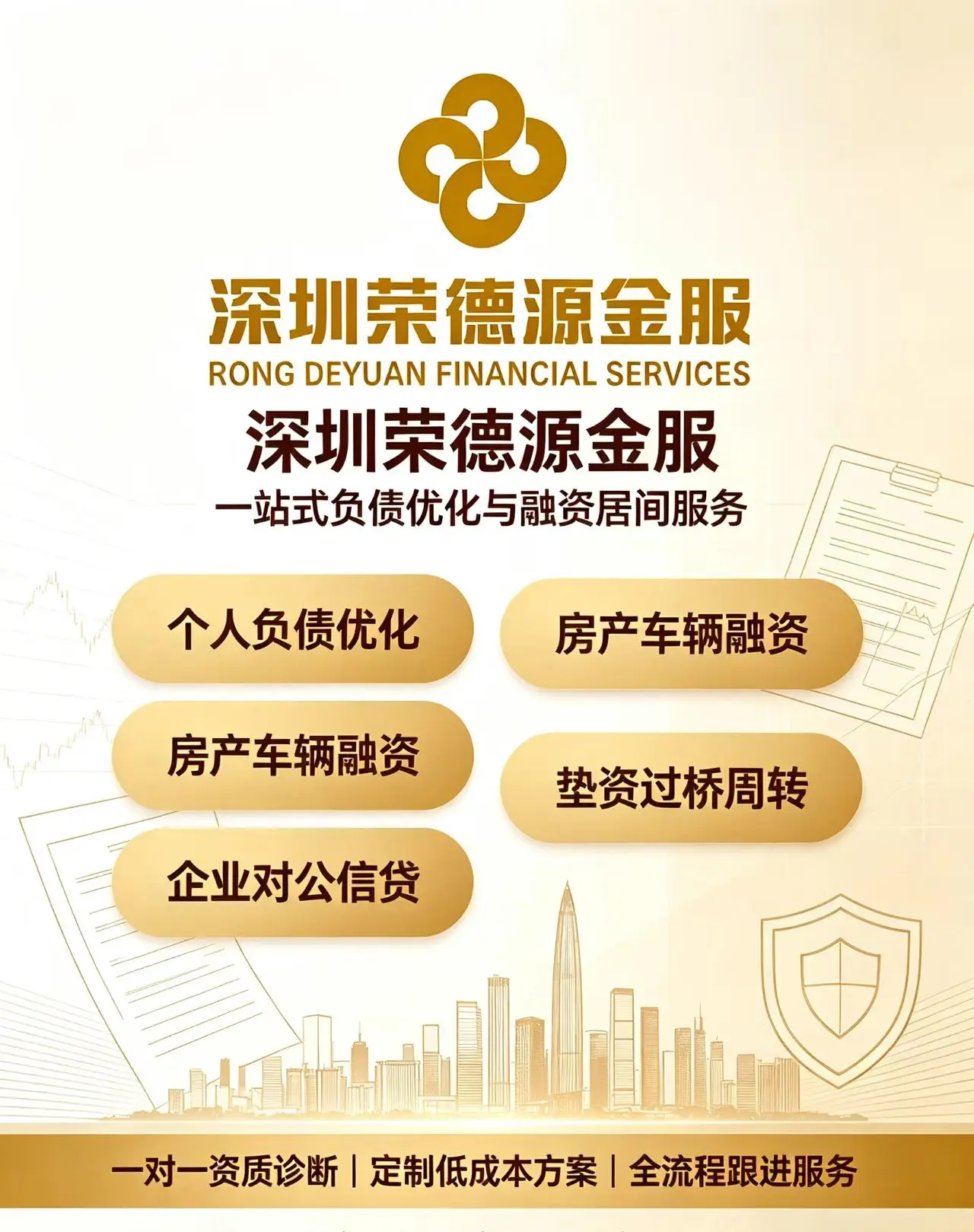 深圳荣德源金服一站式负债优化与融资居间服务